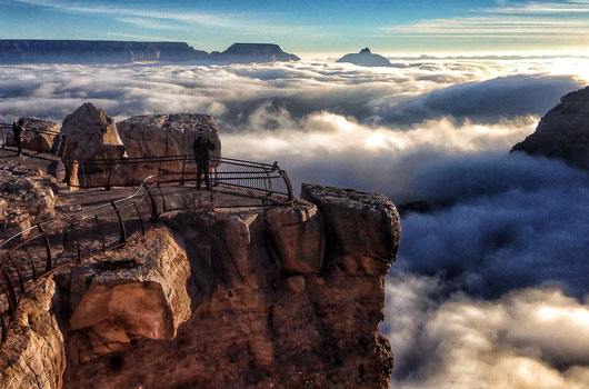 Grand Canyon National Park Cloud Inversion