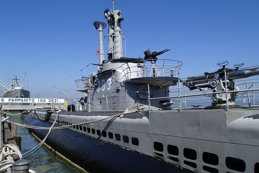 USS Pampanito: Abtauchen in eine andere Welt USS Pampanito: Abtauchen in eine andere Welt