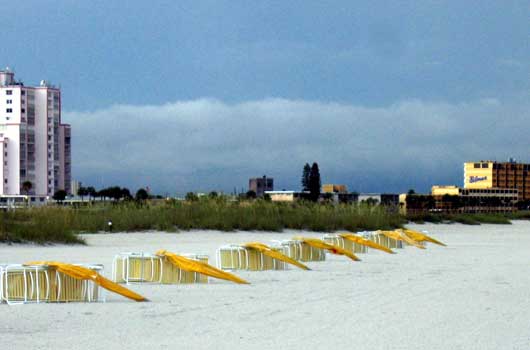 Umbrellas at Treasure Island Beach