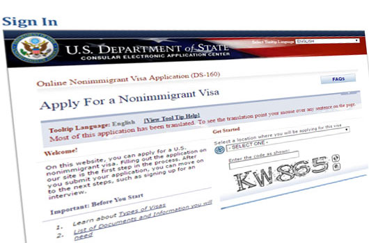 Visa Form DS-160